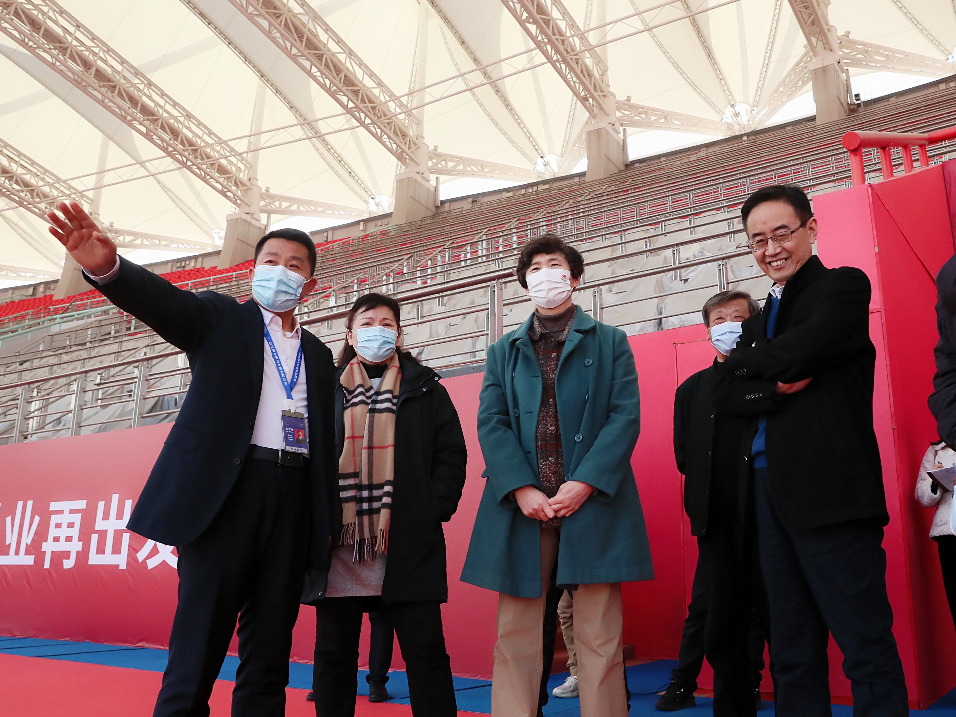 邱汝來公司調研第八屆全國大眾冰雪季啟動儀式會場、賽事場館籌備等工作