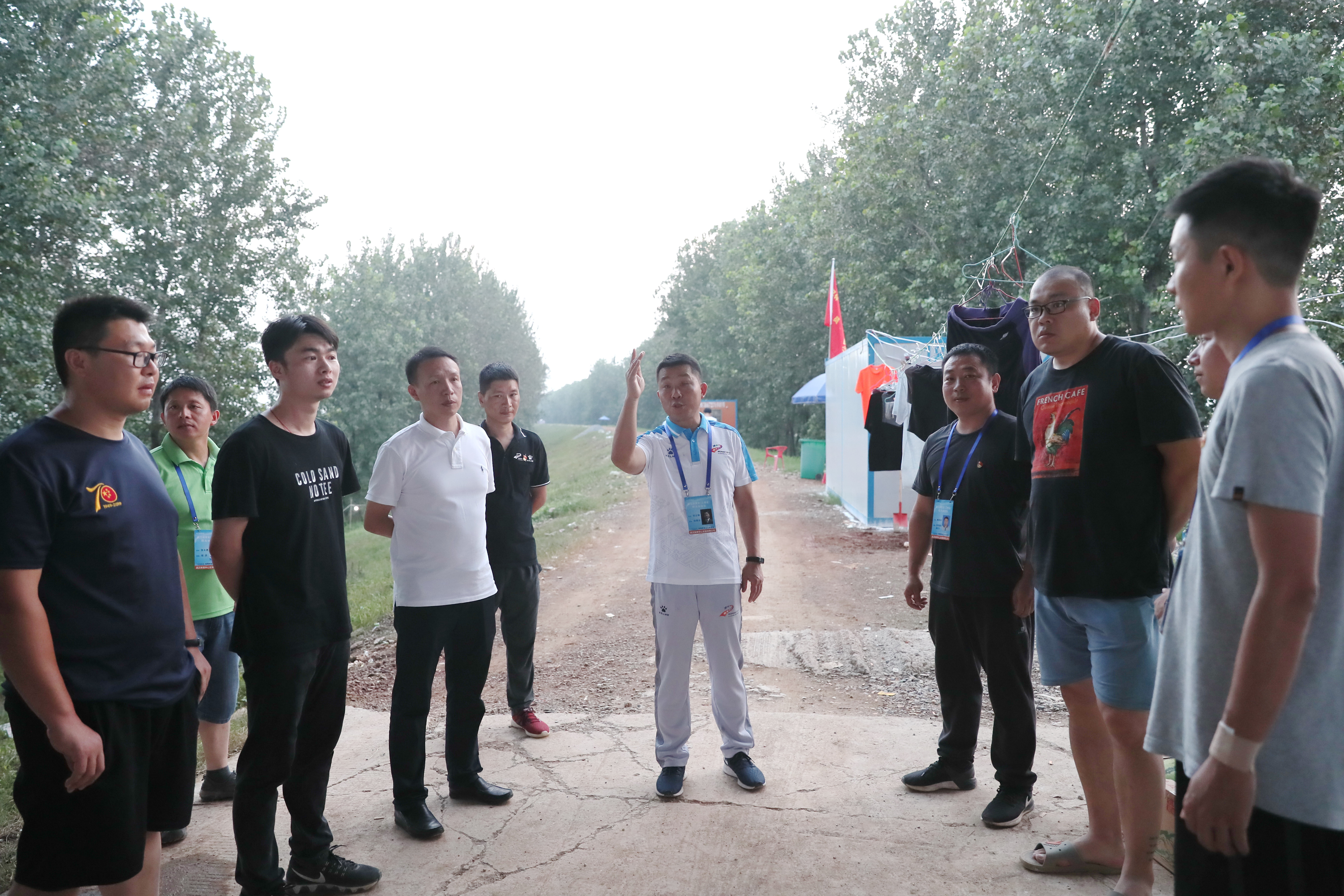 新聞特寫：不忘汛情，夜上堤防(圖11)
